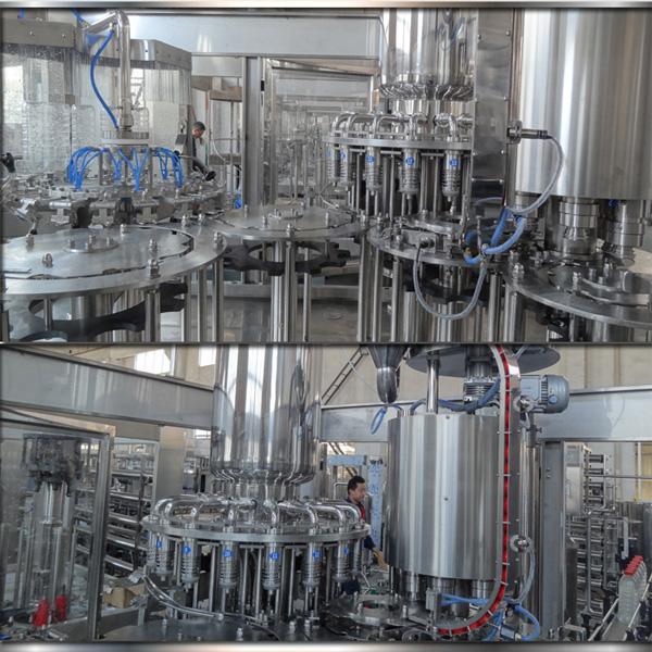 CE/SGS 3 rotatori in 1 linea di produzione del succo 6000 bottiglie all'ora 0