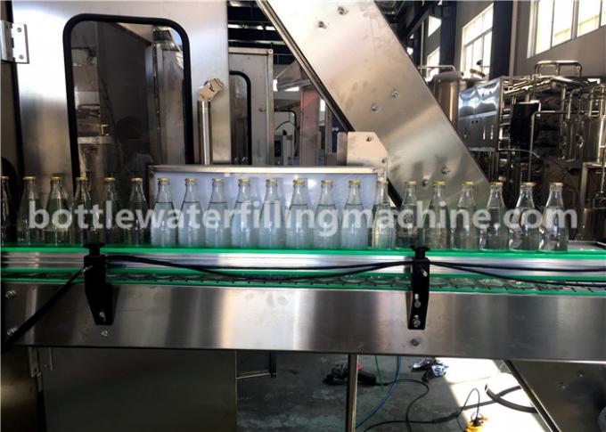 piccolo stabilimento di imbottigliamento puro minerale di vetro dell'acqua purificato la Germania dell'imbottigliatrice 4.23KW 0