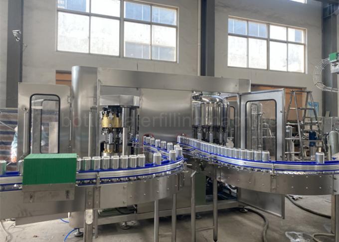 6000CPH il latte di soia Tin Can Juice Filling Machine ha aperto l'altezza della valvola regolabile 0