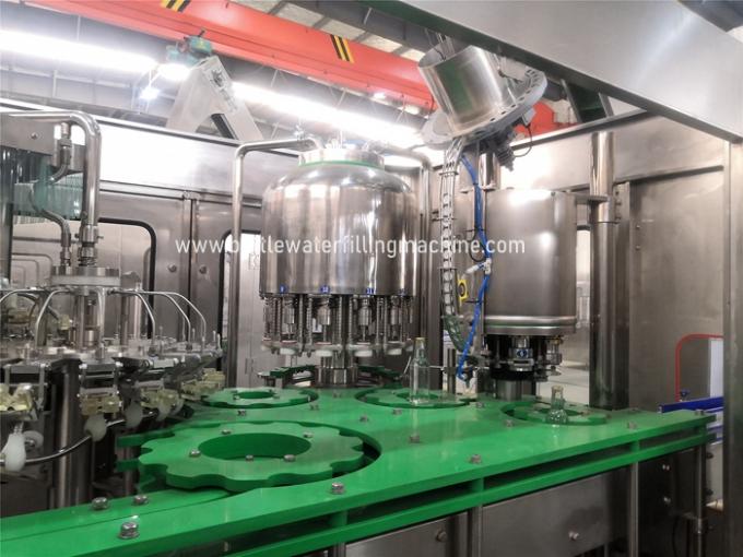Linea di produzione automatica di vetro di sapore di Juice Filling Machine 200ml della bottiglia della frutta 1