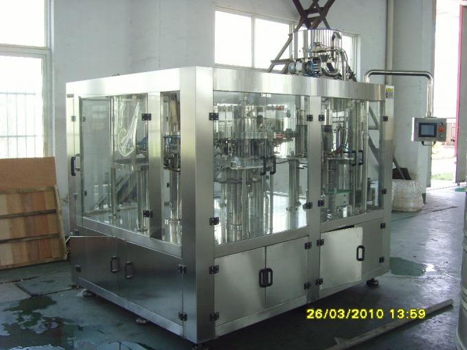 macchina di rifornimento gassosa 330-2000ML della bevanda, pianta di coperchiamento di riempimento di lavaggio delle bottiglie 0