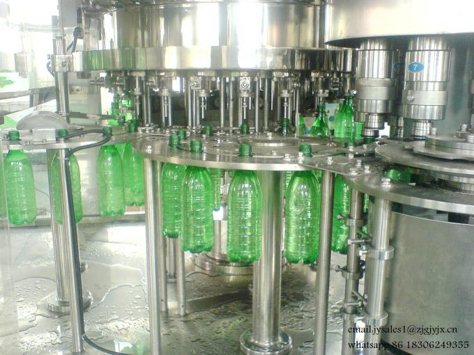 macchina di rifornimento gassosa 330-2000ML della bevanda, pianta di coperchiamento di riempimento di lavaggio delle bottiglie 5