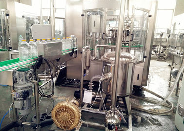 Plastic Bottle Filler Machine , Automatic Liquid Bottle Filling Line Equipment