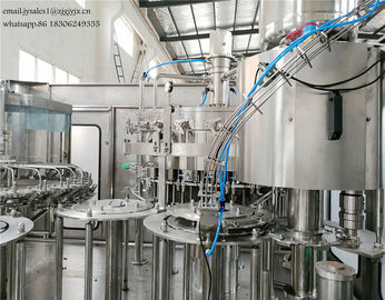 Automatic Carbonated Beverage Production Line / 3-In-1 Soft Drink Filling Machine