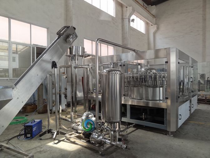 18-18-6 bevanda che fa il CGF a macchina dell'acciaio inossidabile, macchina di rifornimento dell'acqua minerale 4
